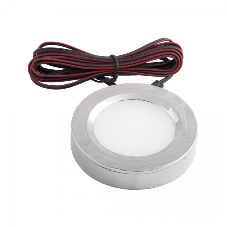 картинка Светильник светодиодный STAR, врезной/накладной, 2W, 12V круглый, хром, 4000К, AKS магазин SEFI являющийся официальным дистрибьютором в России  картинка Светильник светодиодный STAR, врезной/накладной, 2W, 12V круглый, хром, 4000К, AKS от магазина SEFI