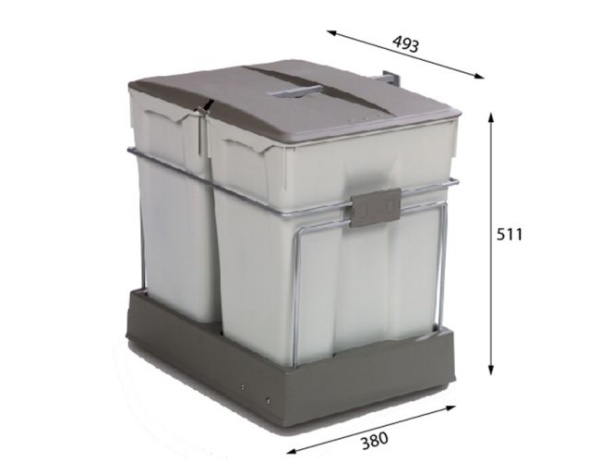 картинка Двойной сифон 114-PP-114-POPUP с изменением  уровня KARAT, QUADRIX, KAMBINO от магазина SEFI