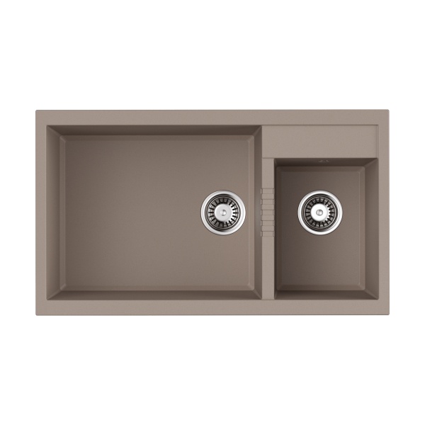 картинка Omoikiri Tedori 86-2-LB-SA Tetogranit/бежевый от магазина SEFI