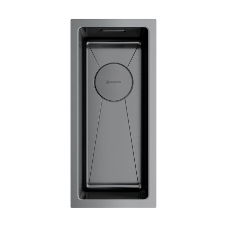 картинка Omoikiri Taki 20-U/IF-GM нерж. сталь/вороненая сталь от магазина SEFI