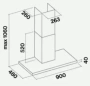 картинка Вытяжка Falmec Lumen 90 ix (800) ECP от магазина SEFI