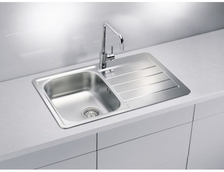 картинка Мойка LINE 80 NAT-90  790X500 в комплекте с сифоном 1130551, от магазина SEFI