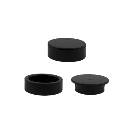 картинка Выключатель беспроводной, сенсорный, с диммированием, черный, OLI, HLT от магазина SEFI