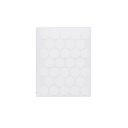 картинка Заглушка самоприлипающая к эксцентрику белый гладкий (PC 2506) (1л=32шт) Pacific от магазина SEFI