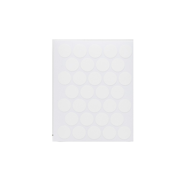 картинка Заглушка самоприлипающая к эксцентрику белый гладкий (PC 2506) (1л=32шт) Pacific от магазина SEFI