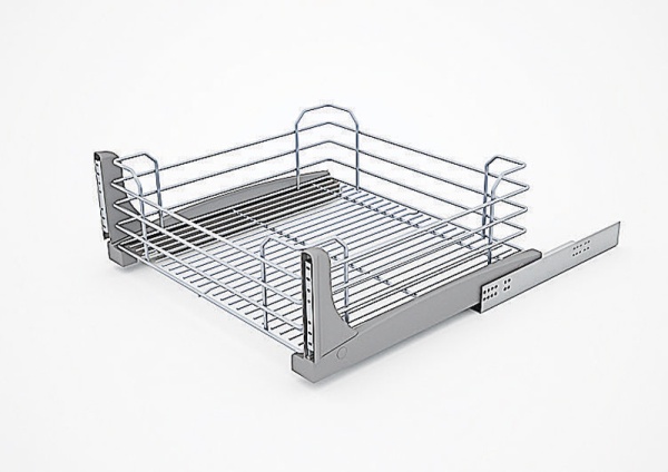 картинка Корзина Prezenta Fix, с креплением для фасада шир. 900 мм, полное выдвижение с Soft-Close от магазина SEFI