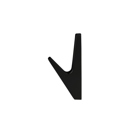 картинка Крючок меб. однорожковый мет. FIX черный матовый AKS от магазина SEFI