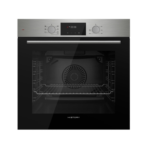 картинка Духовой шкаф HiSTORY OE728L.FIX, черный кристалл INOX от магазина SEFI