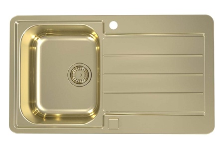 картинка Мойка Alveus LINE 20 MONARCH GOLD 860x5001x в комплекте с выпуском без сифона от магазина SEFI