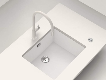 картинка Кухонная мойка подстольного монтажа SCHOCK BROOKLYN 60U CRISTALITE оникс от магазина SEFI