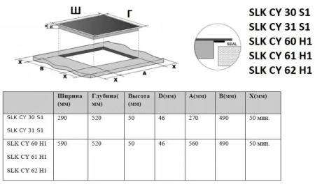 картинка Электрическая варочная панель Schaub Lorenz SLK CY 31 S1 от магазина SEFI