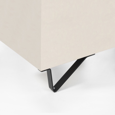 картинка Опора меб. мет. KARIDA h100 черный AKS магазин SEFI являющийся официальным дистрибьютором в России  картинка Опора меб. мет. KARIDA h100 черный AKS от магазина SEFI