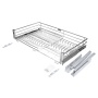 картинка Выдвижная сушка для посуды MARTA, на фасад 900 мм, цвет - хром от магазина SEFI