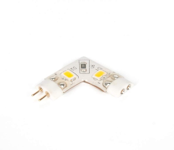 картинка Соединение угловое светодиодное для LED лент, 12V, IP65, 8мм, разъемы папа/мама теплый, правый магазин SEFI являющийся официальным дистрибьютором в России  картинка Соединение угловое светодиодное для LED лент, 12V, IP65, 8мм, разъемы папа/мама теплый, правый от магазина SEFI