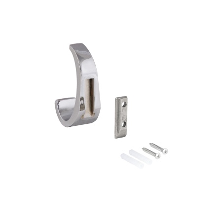 картинка Крючок меб. однорожковый мет. MYHITO хром AKS от магазина SEFI