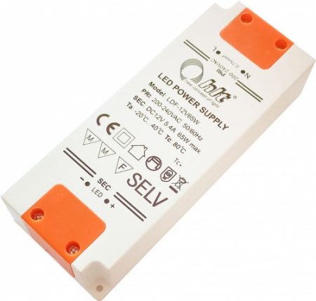 картинка Блок питания TRA, 65W/12V, без вилки и провода, HLT от магазина SEFI