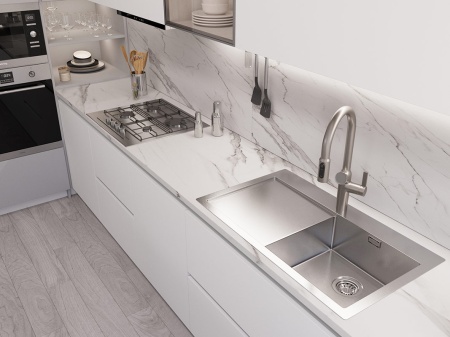 картинка Мойка Oulin FTR102R, поверхность сатин от магазина SEFI