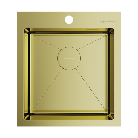 картинка Мойка Omoikiri Akisame 46-LG нерж. сталь/светлое золото от магазина SEFI