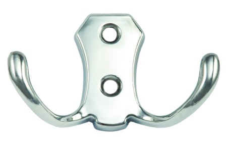 картинка Крючок меб. двухрожковый мет. WP89 хром GRIDLI от магазина SEFI