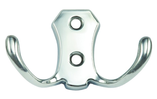 картинка Крючок меб. двухрожковый мет. WP89 хром GRIDLI от магазина SEFI