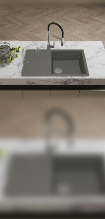 картинка Мойка Rivelato LUMO 8650 1-чаш 860*500 Титан 802 от магазина SEFI