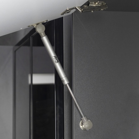 картинка Подъемник газовый верхний 60N серый AKS магазин SEFI являющийся официальным дистрибьютором в России  картинка Подъемник газовый верхний 60N серый AKS от магазина SEFI