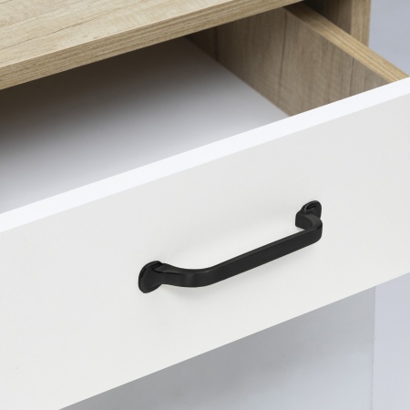 картинка Ручка меб. скоба мет. EIVIND 128 черный, AKS от магазина SEFI