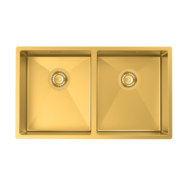 картинка Мойка, нерж. сталь, универсального монтажа, матовое золото, 745*440,  Edifice, IDDIS, EDI75B2i77 от магазина SEFI