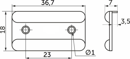 картинка Подпятник пластик. белый РФ магазин SEFI являющийся официальным дистрибьютором в России  картинка Подпятник пластик. белый РФ от магазина SEFI