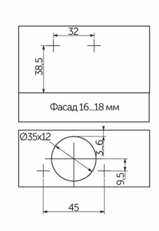 картинка Петля внутренняя с доводчиком 45мм h0 clip-on AKS PLUS (саморезы, заглушки) магазин SEFI являющийся официальным дистрибьютором в России  картинка Петля внутренняя с доводчиком 45мм h0 clip-on AKS PLUS (саморезы, заглушки) от магазина SEFI