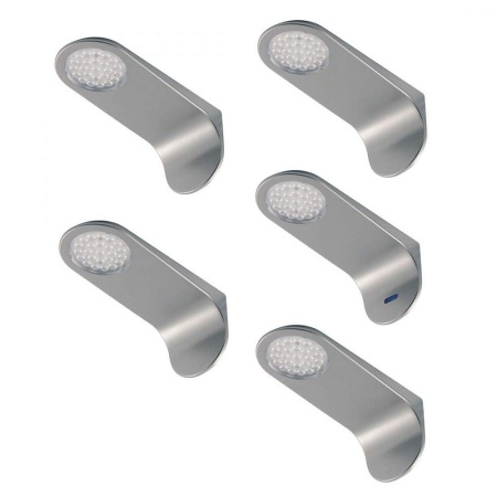 картинка Светильник светодиодный Kite TLD Master Set5, к-т 5х1,6Вт, 12В, свет теплый, тр-р, кабель нерж.сталь, 151х70х64мм от магазина SEFI