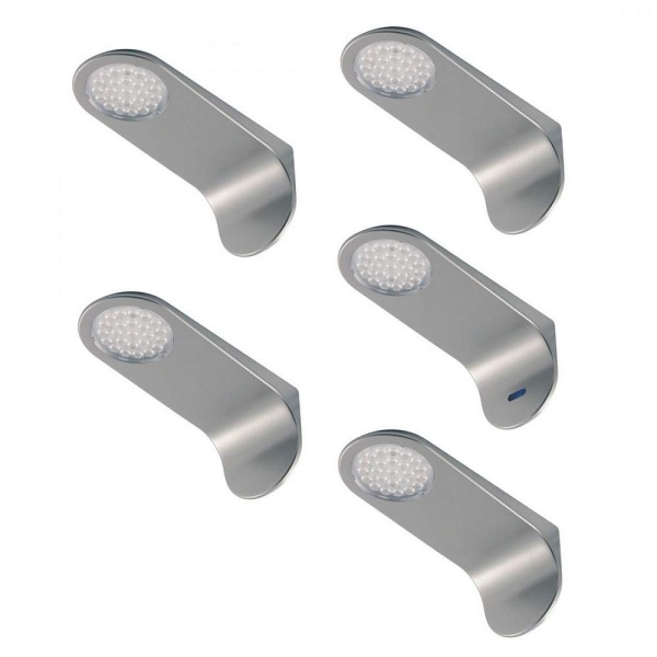 картинка Светильник светодиодный Kite TLD Master Set5, к-т 5х1,6Вт, 12В, свет теплый, тр-р, кабель нерж.сталь, 151х70х64мм от магазина SEFI