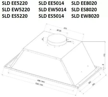 картинка Встраиваемая вытяжка Schaub Lorenz SLD EE5220 от магазина SEFI
