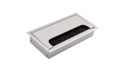 картинка Пропуск кабельный металл 80х160мм алюминий AKS от магазина SEFI