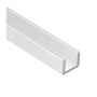 картинка Профиль алюминиевый STANDART, UNIFUTURE, GUSTAVSON LOFT серебро направляющая нижн. L-6000 мм LAGUNA C-10 от магазина SEFI