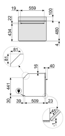 картинка Духовой шкаф Smeg SF800PO от магазина SEFI
