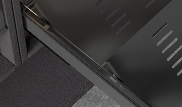 картинка Выдвижная обувница Matrix в корпус 600 мм. Размер:564-568x478x235, цвет - антрацит от магазина SEFI