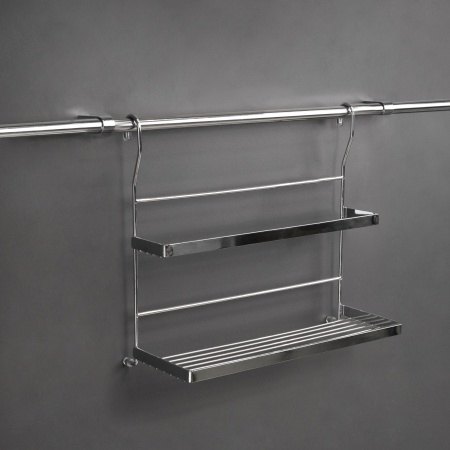 картинка Корзина на трубу d16 для приправ CWJ203В хром AKS от магазина SEFI