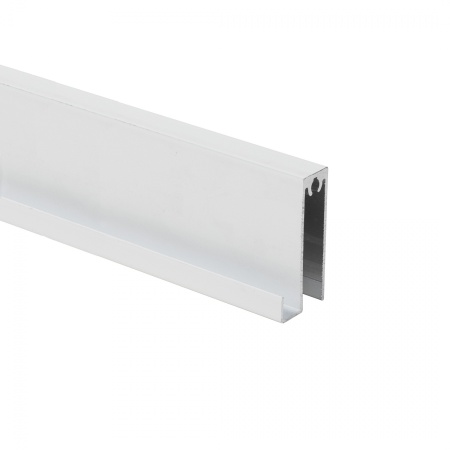 картинка Профиль алюминиевый SENATOR белый глянец горизонт нижн. L-6000 мм АЛЮТЕХ для узкой сис-мы от магазина SEFI