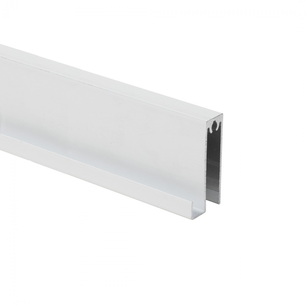 картинка Профиль алюминиевый SENATOR белый глянец горизонт нижн. L-6000 мм АЛЮТЕХ для узкой сис-мы от магазина SEFI