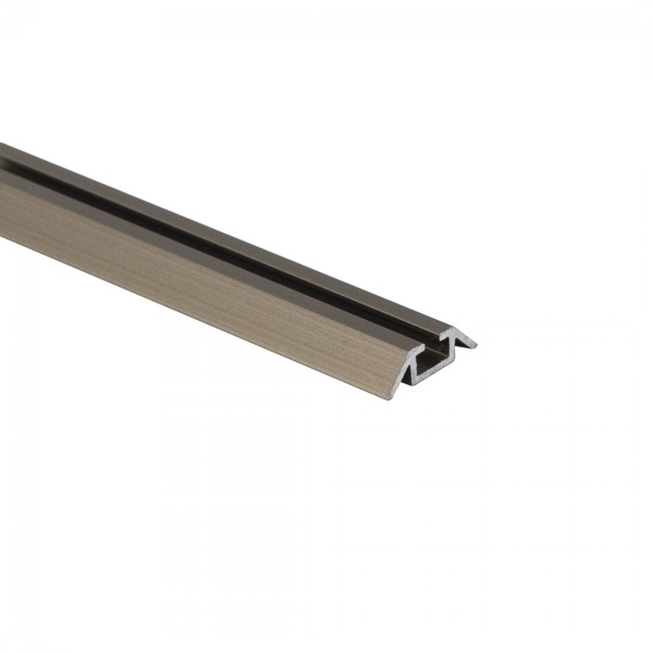 картинка Профиль алюминиевый SENATOR шампань направляющая нижн. L-6000 мм АЛЮТЕХ одинарная от магазина SEFI