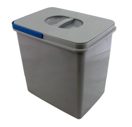 картинка Мусорное ведро Eko 15 навесное на дверцу, материал - пластик от магазина SEFI