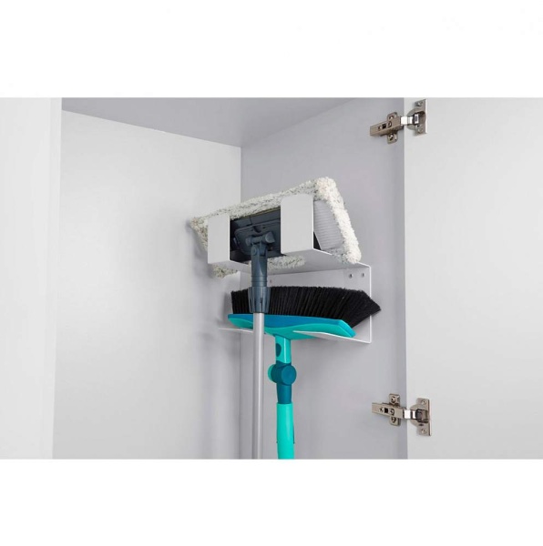 картинка Держатель для швабры и щётки, сталь, цвет - белый от магазина SEFI