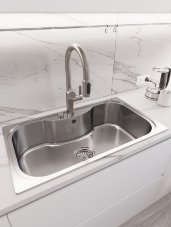 картинка Мойка Oulin 330, поверхность сатин от магазина SEFI