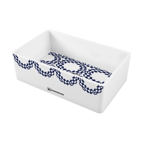 картинка Мойка Omoikiri Mikura 76-Tokyo 2 Natceramic/белый от магазина SEFI