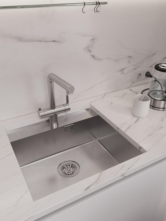 картинка Мойка Oulin F121X, поверхность сатин от магазина SEFI