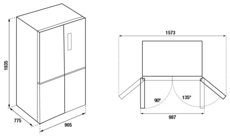 картинка Отдельностоящий холодильник Kuppersbusch FKG 9650.0 E-02 от магазина SEFI