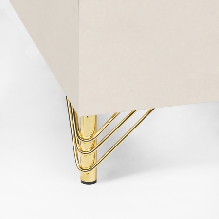 картинка Опора меб. мет. RAY h120 угловая золото AKS от магазина SEFI