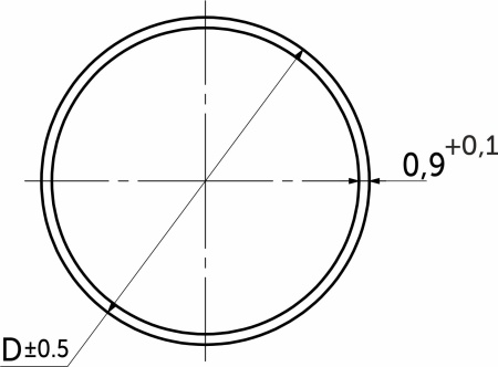 картинка Труба d25 L-3000 (1,4кг/1,0мм), хром AKS от магазина SEFI