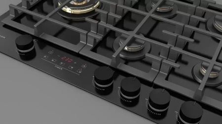 картинка Газовая варочная панель Fulgor Milano FCLH 755 G T WK BK от магазина SEFI